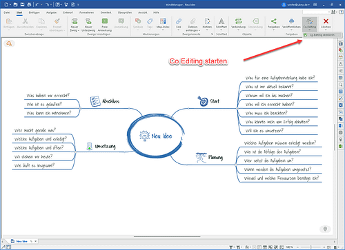 MindManager co Editing