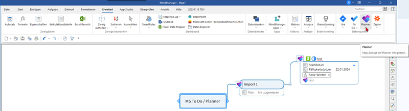 MindManager 25 und Planner